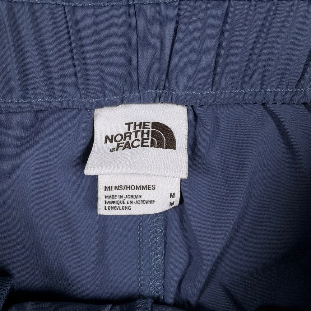 The North Face Mens Medium Long Blue Cargo Shorts Belted Stretch NF0A55V8